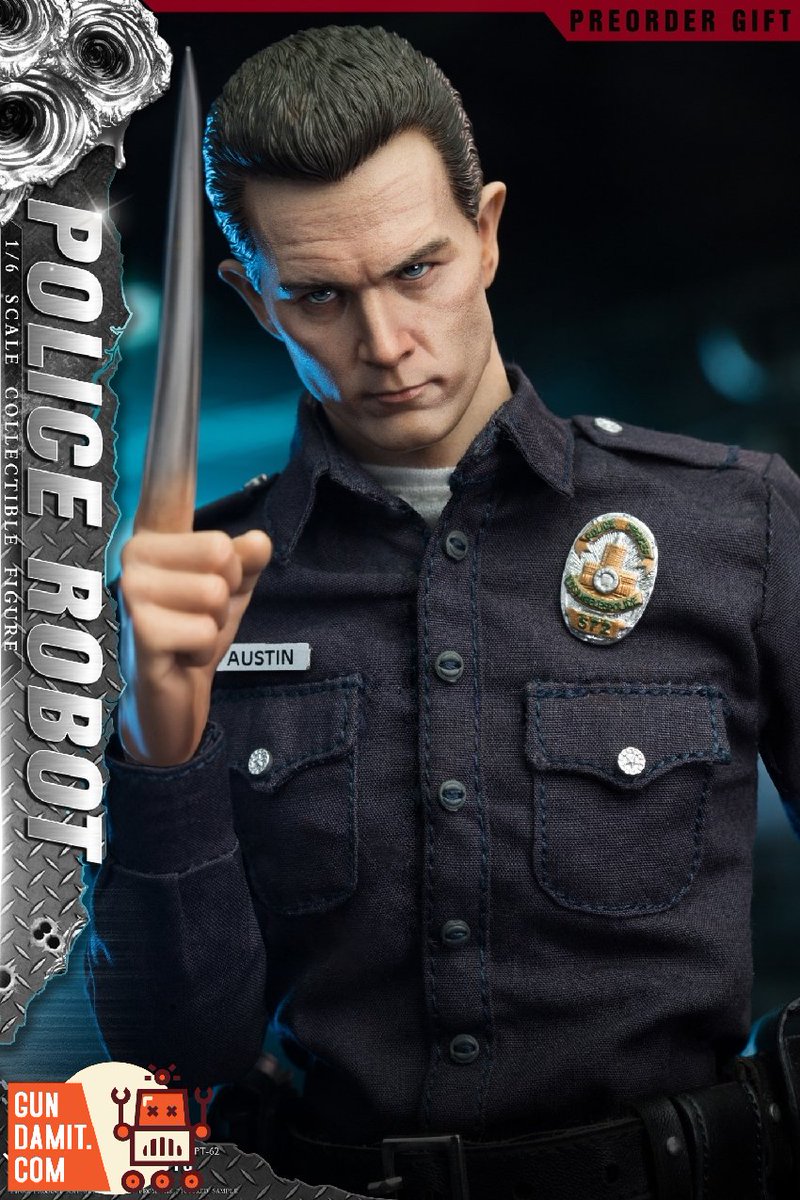 GundamitStore's tweet image. [Pre-Order] Present Toys 1/6 PT-SP62 Police Robot T1000
Material: ABS,Alloy
Scale: 1/6
$206.99 Free Shipping
--------
👇links👇
gundamit.store/PT-SP62

#PresentToys #PTSP62 #PoliceRobot #T1000 #Series1000Terminator #actionfigure 
#actionfigure #modelkit #Gundamit #GD