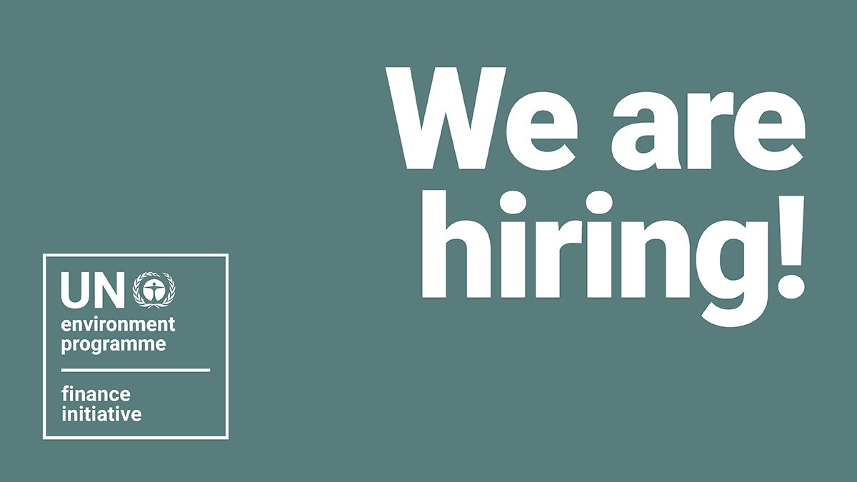 UNEP Finance Initiative (UNEP FI) (@unep_fi) on Twitter photo UNEP FI’s <a href="/PSI_Initiative/">UN PSI Initiative</a> is currently looking for an African Implementation Officer to support the management, delivery and implementation of the PSI global work programme in Africa.
Find out more and apply by 9 July! ow.ly/f18S50OSZsK UNEP FI’s <a href="/PSI_Initiative/">UN PSI Initiative</a> is currently looking for an African Implementation Officer to support the management, delivery and implementation of the PSI global work programme in Africa.
Find out more and apply by 9 July! ow.ly/f18S50OSZsK