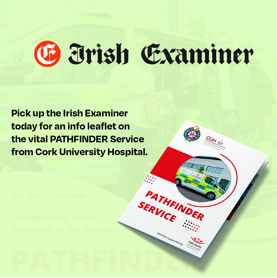 'The right care, at the
right time, in the right place.'

#Pathfinder is a team of Occupational Therapists/physiotherapists & Advanced Paramedics who aim to safely keep people 65+ at home following a non-life threatening 999/112 call.

Pick up your copy today to learn more!