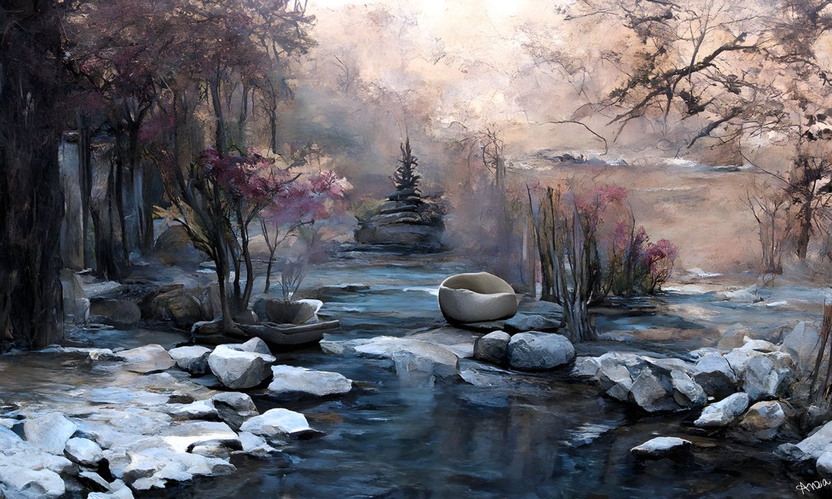 AnzaAIArtist's tweet image. You want to take a break and immerse yourself in the beauty of nature?
These image are one of the Anza melancholic and vivid collections, a perfect representation of the beauty and tranquility of rural landscapes.
 #melancholicmood #vividmood #homedecoration #painting #artist