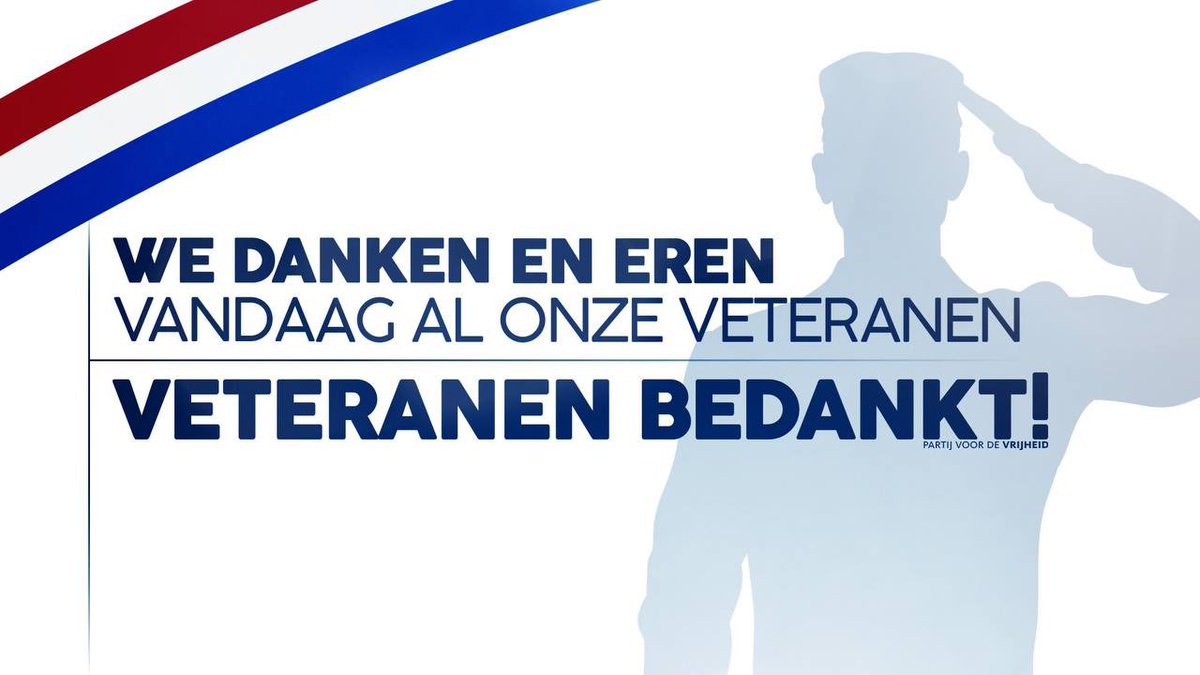 Vandaag danken en eren we al onze Veteranen! Onze helden!

Veteranen bedankt!

#Veteranendag