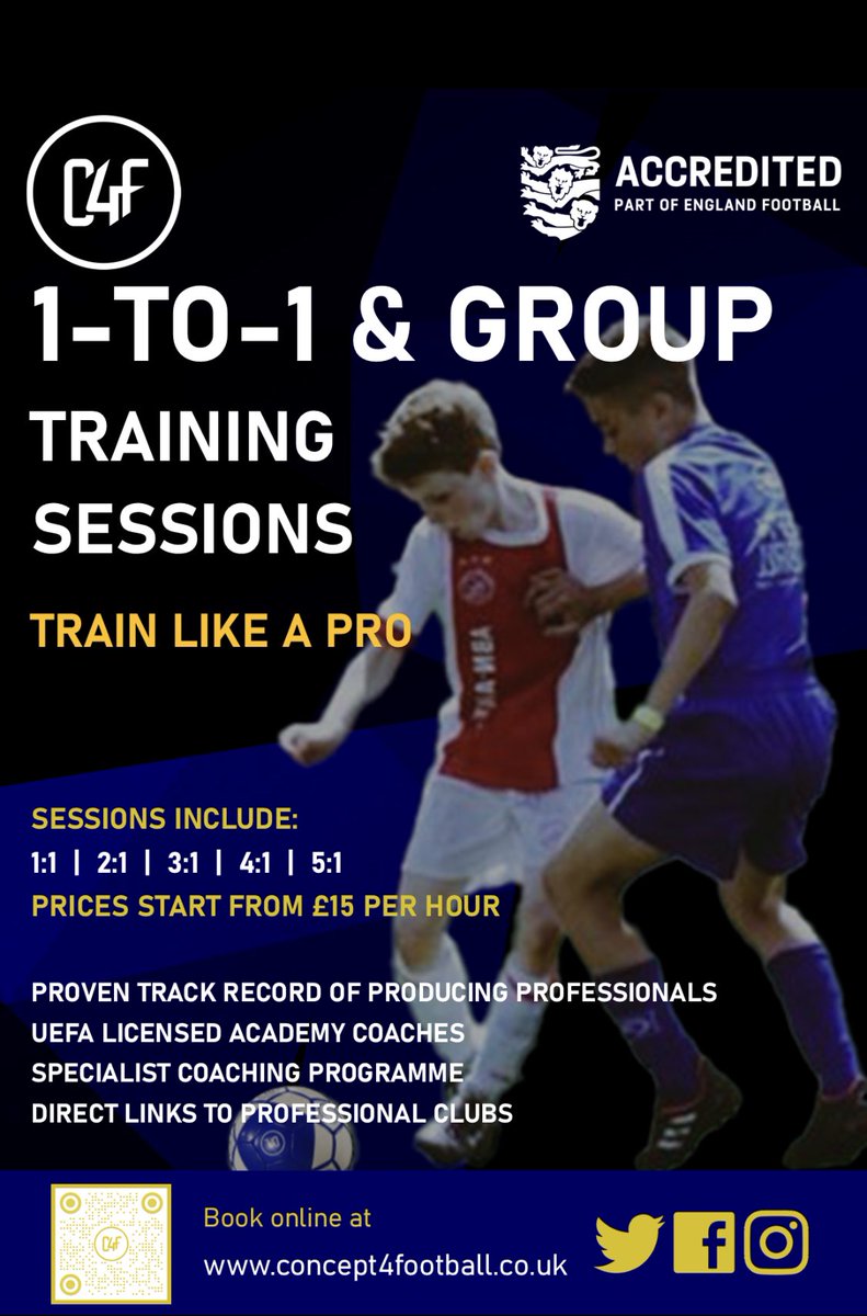c4football's tweet photo. Summer sessions for 11-16 year olds ⚽️⚽️🧤🧤
https://t.co/K1aJ87gEaB

121 and small group sessions open to players from 8 years old ⚽️⚽️
https://t.co/ecsmKz4Zgt

Feel free to tag and RT 💙⚽️ https://t.co/f3wEFdcyO4