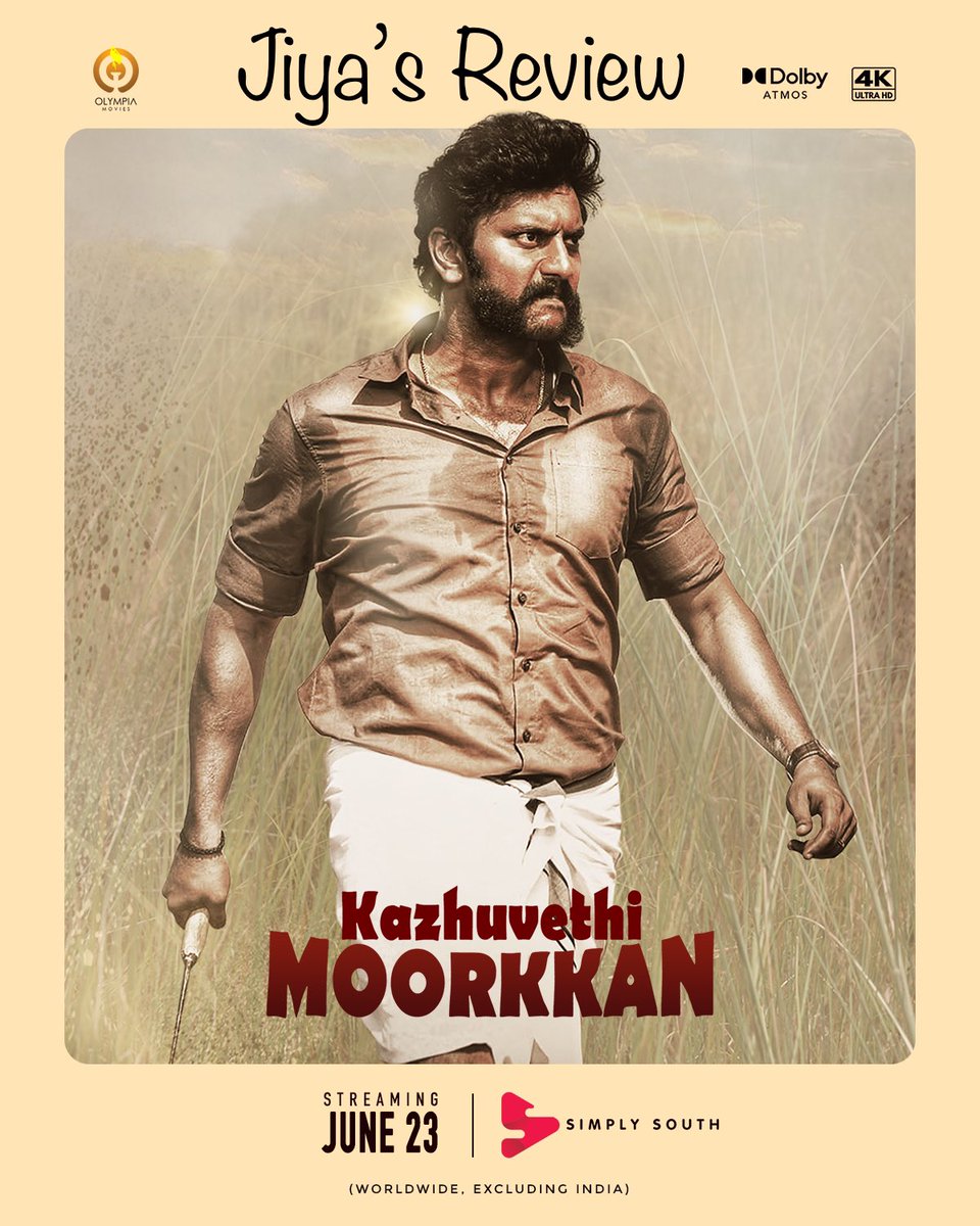 #KazhuvethiMoorkan 

@arulnithitamil Convincing performance and body language for the title character The movies intentions, ideas and high-points are really good but could have really cut down lot of portions and increased focus on #Bhoomi character 
Still it was a DECENT WATCH!