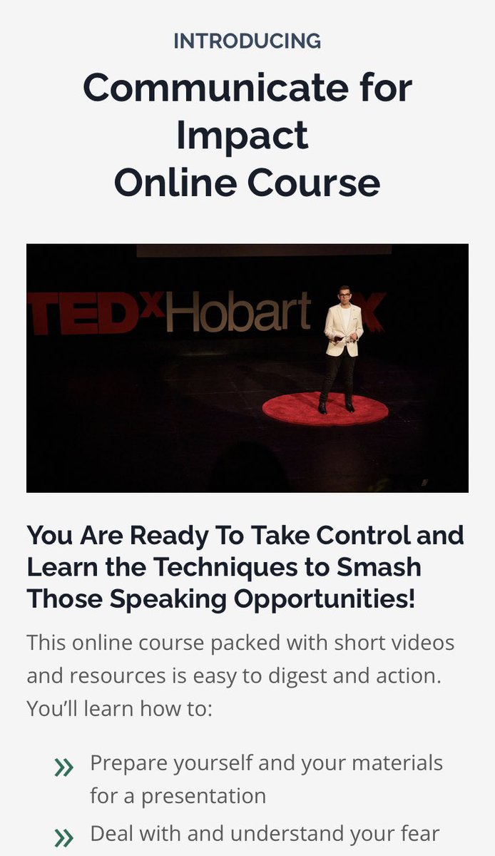 We are in pre-launch mode for my online on demand course Communicate for Impact. Sign up now and get in before all content drops on 3 July! 

Sign up here: theokap.com.au/communicate-fo…

#course #publicspeaking #sale #eofy #letsdothis
