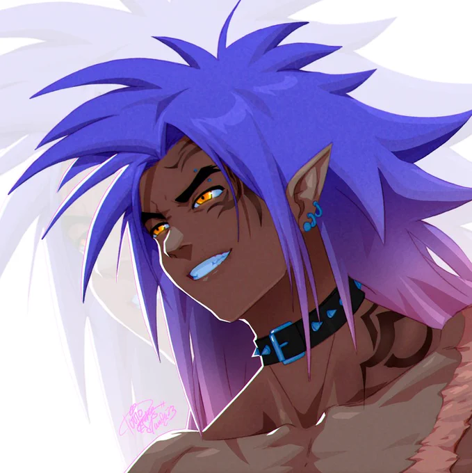 drew this rando as a warm up.  helped with his design/colors