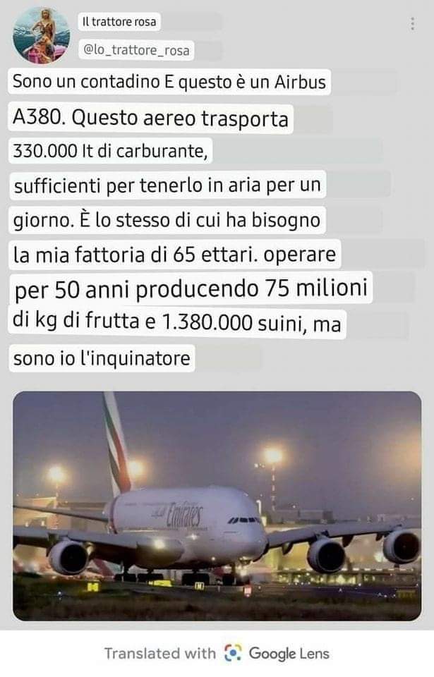 Le gigantesche prese per il culo per affamarci 🔻