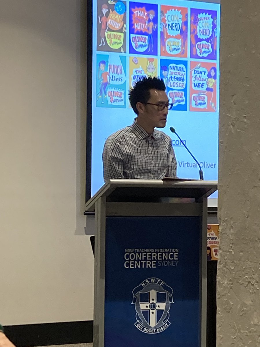 “Write what you love & write what you live”, says Oliver Phonmavanh, children’s author. Each person’s story matters. The experiences of CALD st’s should be given voice. Continue learning first language, as well as English!⁦⁦ ⁦@TeachersFed⁩ ⁦@TESOLoz⁩ ⁦⁩