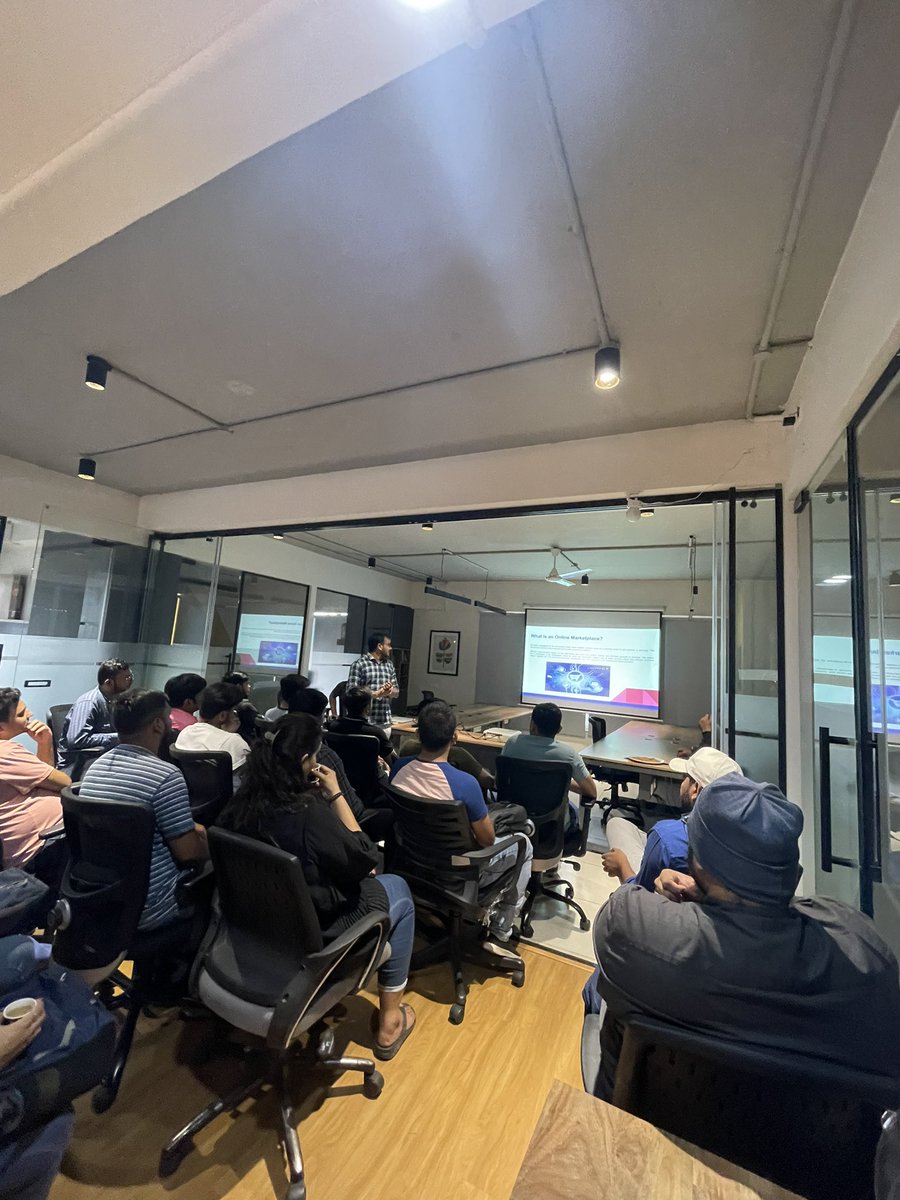 wpahmedabad's tweet photo. Our second sessions - Why @WooCommerce is Good Choice for creating #Marketplace by Dhruval Shah  

#WPAhmedabad #WordPress https://t.co/B8G4wdy46w