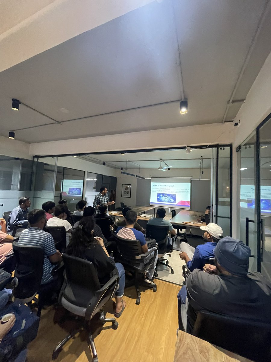 wpahmedabad's tweet photo. Our second sessions - Why @WooCommerce is Good Choice for creating #Marketplace by Dhruval Shah  

#WPAhmedabad #WordPress https://t.co/B8G4wdy46w