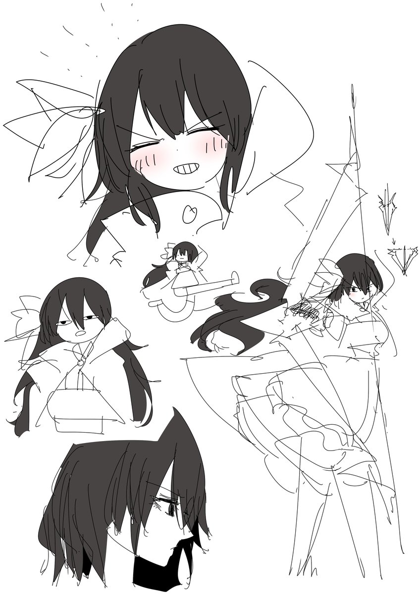 ギスターちゃん 赤い剣は弓型にも変形する