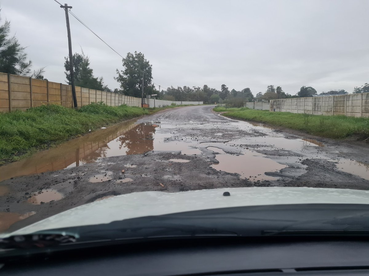 Angvdspuy's tweet photo. @CityofCT @geordinhl @Our_DA Hey Mr Mayor.. And our local DA councillor, this is Lucullus Road, Joostenbergvlakte, going on week three? #servicedelivery #capetownrains https://t.co/OL3GaAUHLy