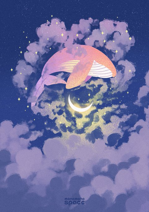 「三日月 星空」のTwitter画像/イラスト(新着)｜4ページ目