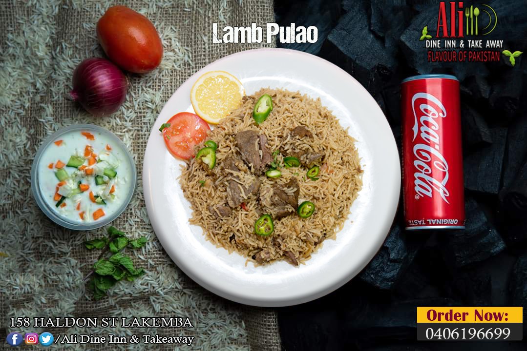 Enjoy the taste of our spices with @AliTakeyaway
.
Let's come and enjoy the taste of 'Lamb Pulao' at @AliTakeyaway
.
You can ☎ Call us:
0406196699
.
#AliDineInnAndTakeAway #AliDineInnLakemba #Pulao #LambPulao #sydneyPulao #delicious #Sydneyresturants #breakfastinsydney