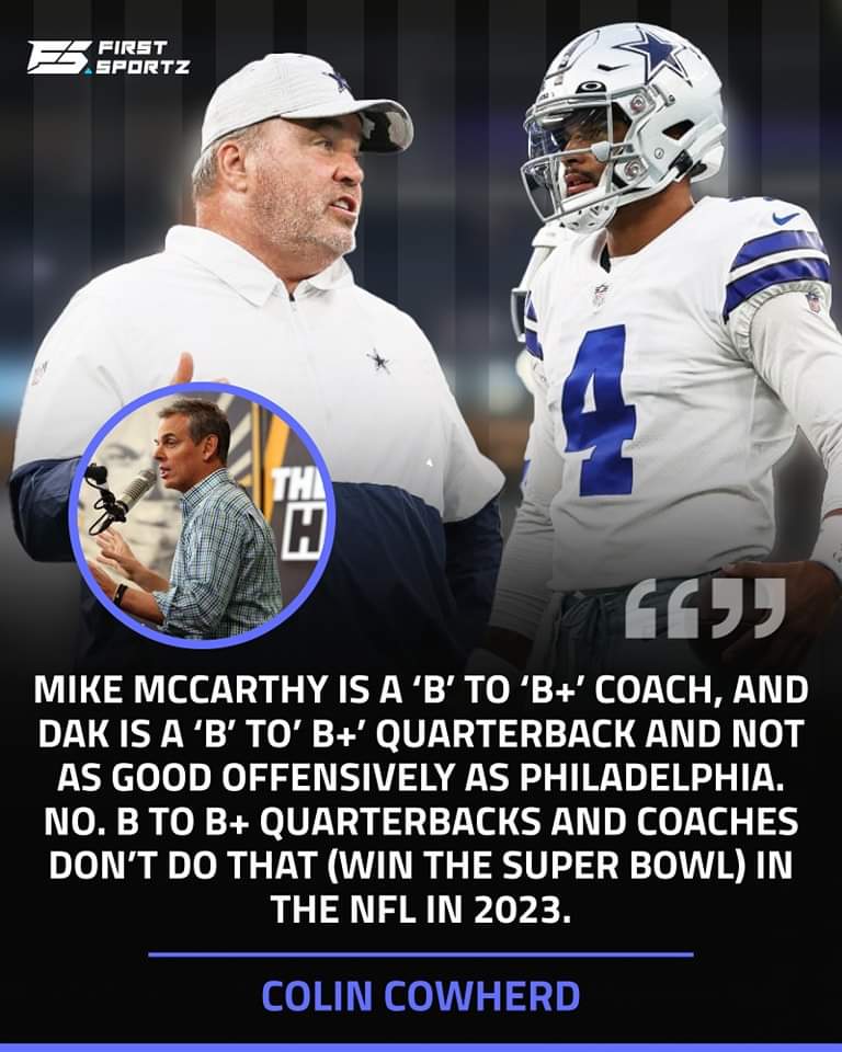 FirstSportzUSA's tweet image. Colin Cowherd takes a dig at Mike McCarthy and Dak Prescott 👀

#colincowherd #MikeMcCarthy