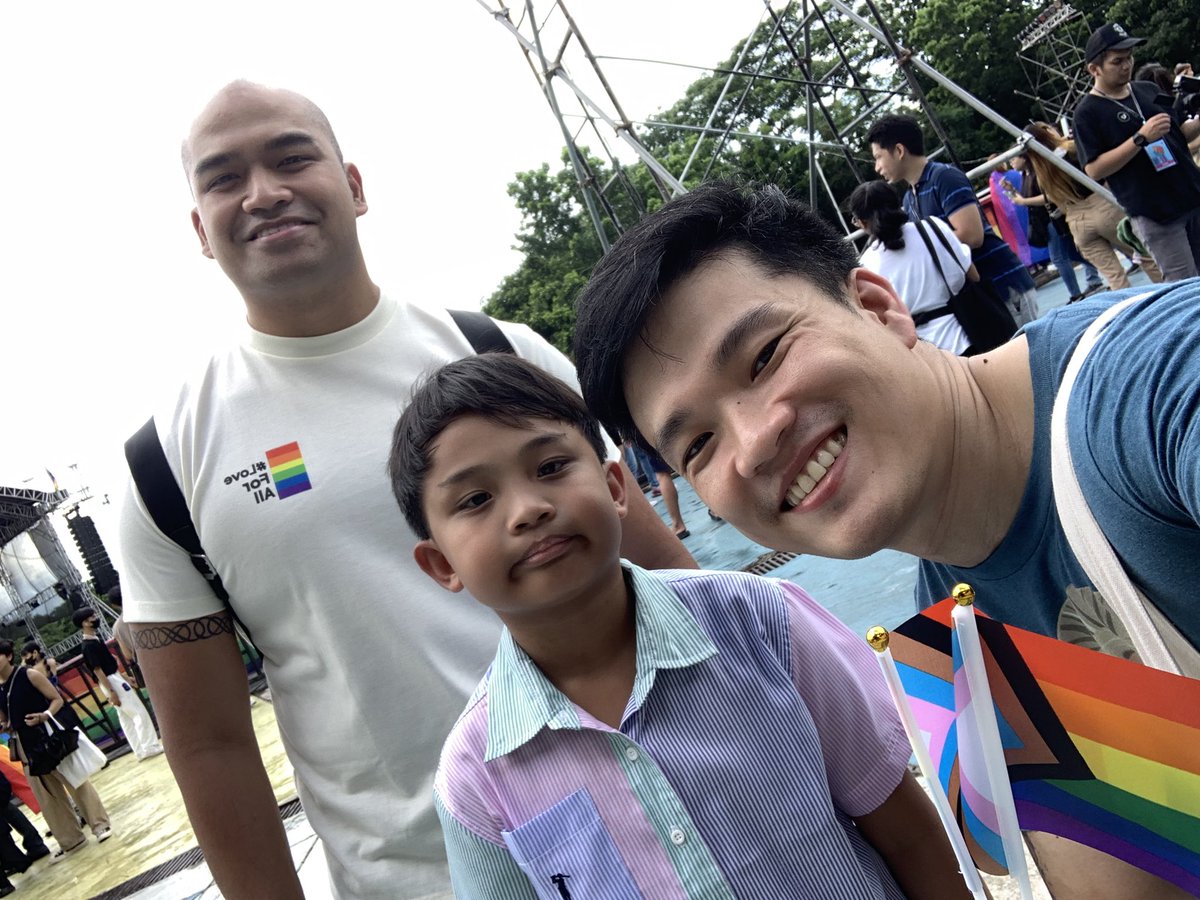 My first Pride March happens to be our first Pride March as a family! Happy Pride!
