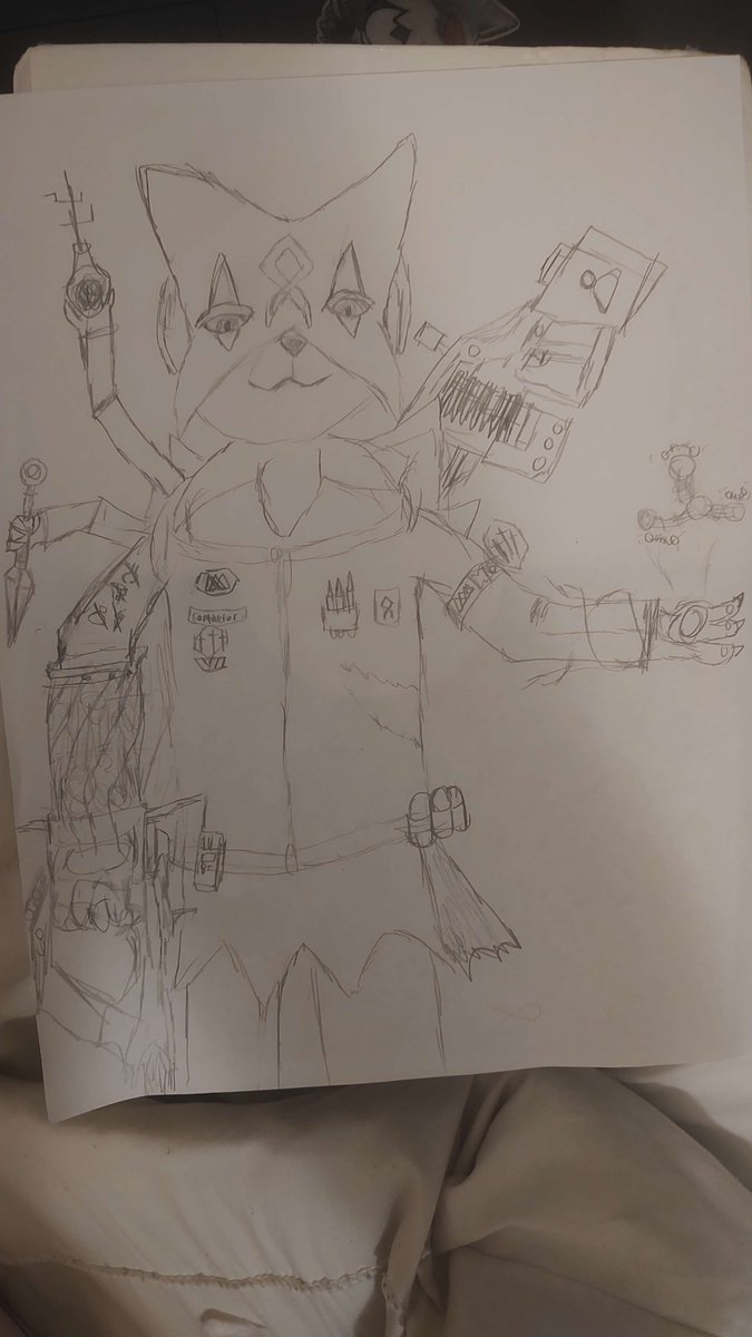 Calus_Shadow's tweet image. Meowscarda as a strand Warlock.