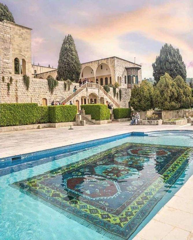 Beautiful Mir Amin Palace!
Photo credit  Robert Michael Poole 
Source: Lebanon Art & Architecture