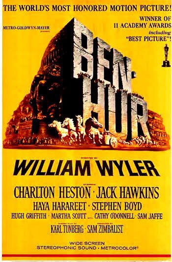 #Letterboxd’s ‘#AFI 100 Years 100 Movies’ season continues. 

It’s Saturday night, I’m in my mid-40s, and I’m living it up by staying home to watch #BenHur (1959) by myself. I can’t avoid it any longer!🍿 

#FirstWatch #NowWatching
#WilliamWyler #CharltonHeston