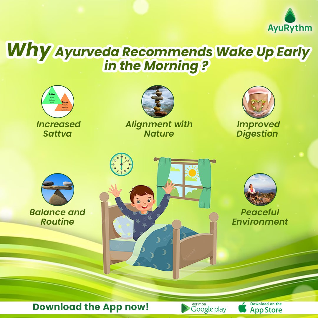Awaken your inner #radiance: discover why Ayurveda embraces the early morning🌄 ritual.
📲 Install the App Now❗️
Android: bit.ly/3T6iW0a
IOS: apple.co/42dStlD
#AyuRythm #ayurveda #ayurvedafood #ayurvedalife #ayurvedaeveryday #ayurvedicwisdom #morningrituals