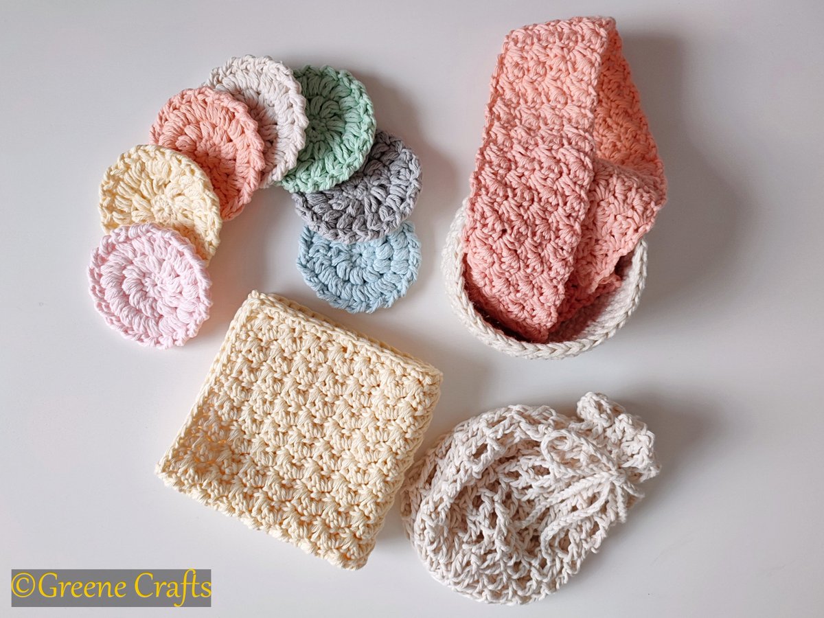 Thanks for the great review Janie O. ★★★★★! etsy.me/43XEvEI #etsy #crochet #birthday #mothersday #crochetpatternset #spasetbirthday #spasetforfriend #crochetbathroomset #ecofriendlycrochet #scrubbiesface
