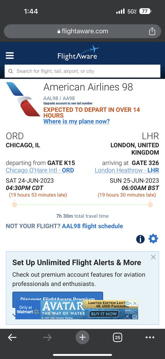 NephCrit's tweet photo. Unbelievable! Delayed a third time! @AmericanAir @FAANews @CNN @FoxNews https://t.co/dGNAedHB7Z