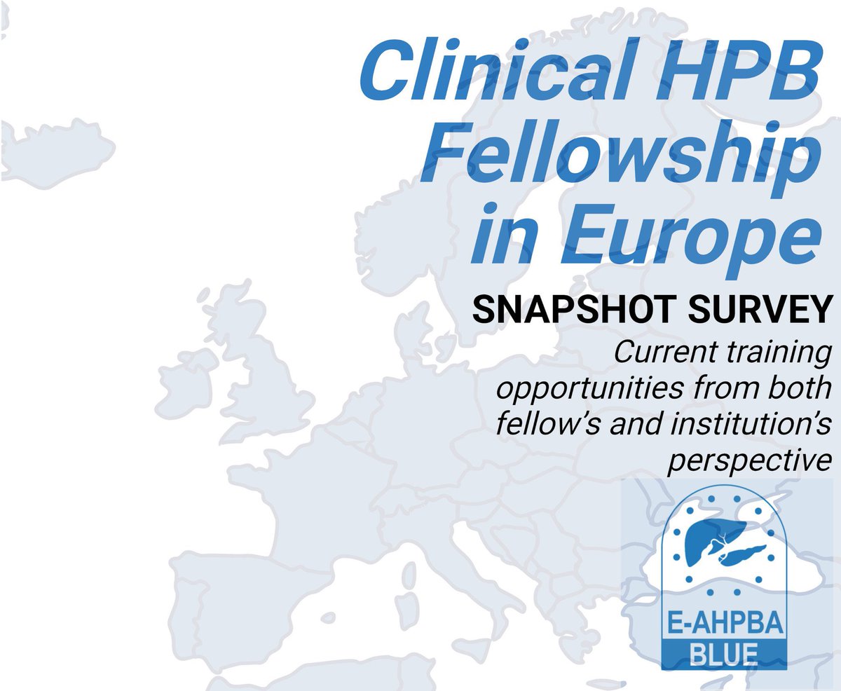 A shout out to all program directors of European HPB fellowships! Please take this short survey by @Giampaolo_Perri current fellow @HpbKarolinska endorsed by @EAHPBA forms.gle/v2zk3zuJ444kaK…
