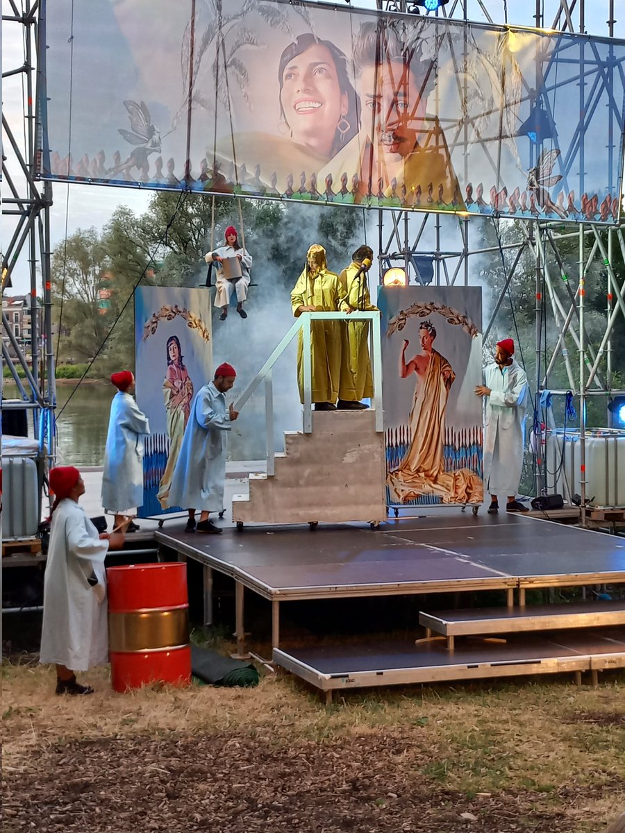 AartvanCooten's tweet photo. Cirque de la Liberté in Arnhem. Aanrader, nog tot 9 juli in de ASM-haven. https://t.co/SBu927AEp9