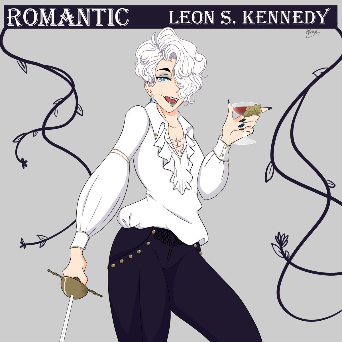 Still funny how this is the only form of Leon art I have made,,

#RE4R #ResidentEvil4Remake #leonskennedy #LeonKennedy