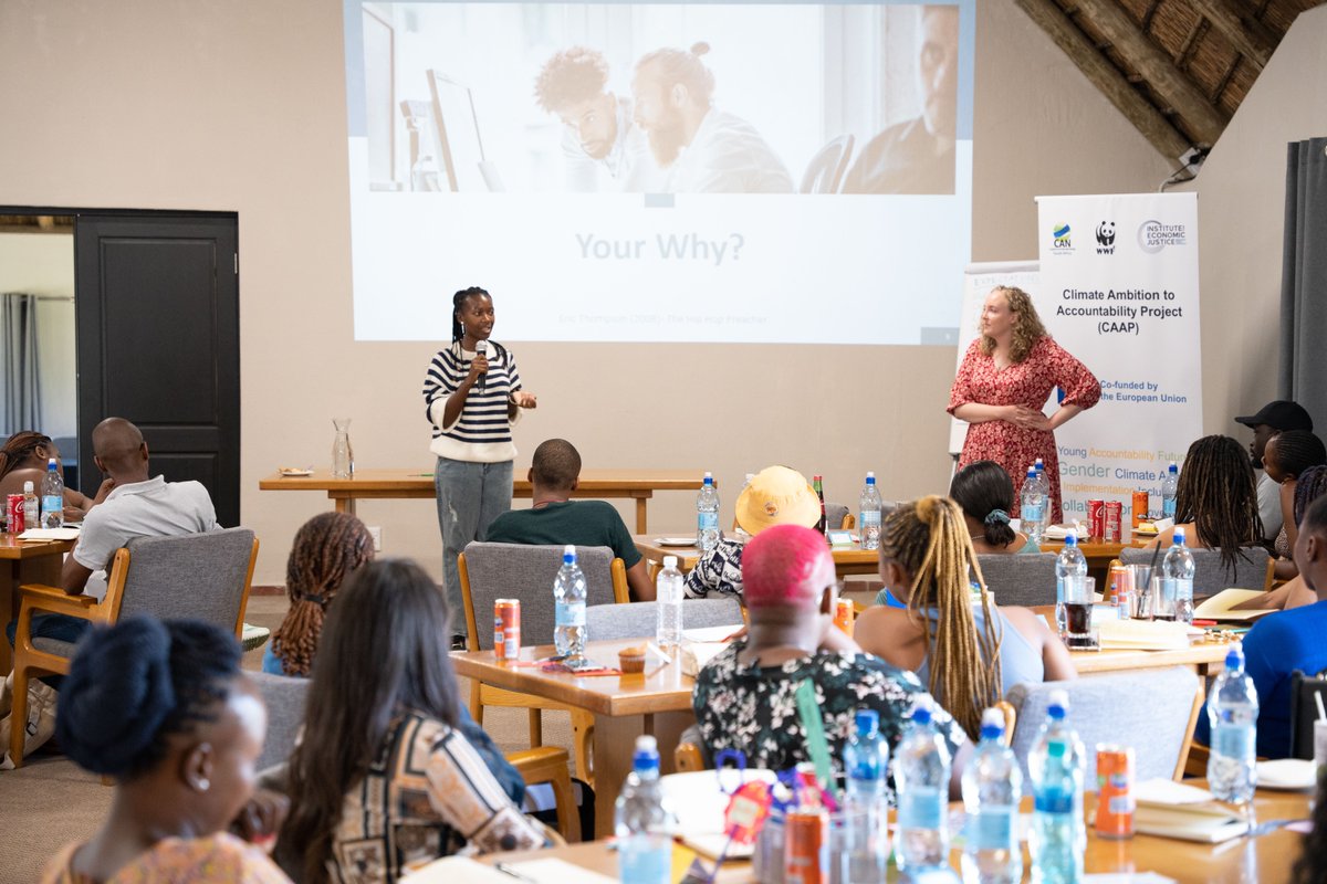 WWFSouthAfrica's tweet photo. Trying to set up your green career? Sign up for our 2nd Youth Climate Champions Bootcamp! βπ₯Ύ
We're looking for youths aged 18-30 who want to learn about climate policy & how to influence it. Sound like you? Apply here: https://t.co/0CGZFdTZXA @EUinSA @IEJ_SA @can_southafrica https://t.co/oLrJgoMD2n
