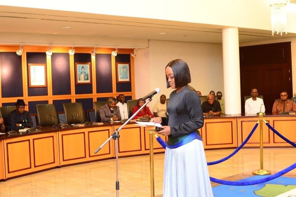 Governor Siminalayi Fubara swears in Ex-Governor Peter Odili’s daughter as Rivers state Commissioner for Health. Mrs. Adaeze Chidinma Oreh-Odili is a Nigerian Family physician, Public health specialist and Universal health care advocate.