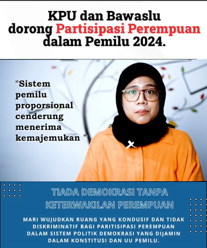 Kenyanur's tweet photo. Mari kita sukseskan Pemilu 2024 dengan ikut serta dalam pemungutan suara. Perempuan memiliki hak yang setara dalam pemilu.
#dukungpemilu2024 #partisipasiperempuan
#SukseskanPemilu2024 https://t.co/V08WcOrYMN