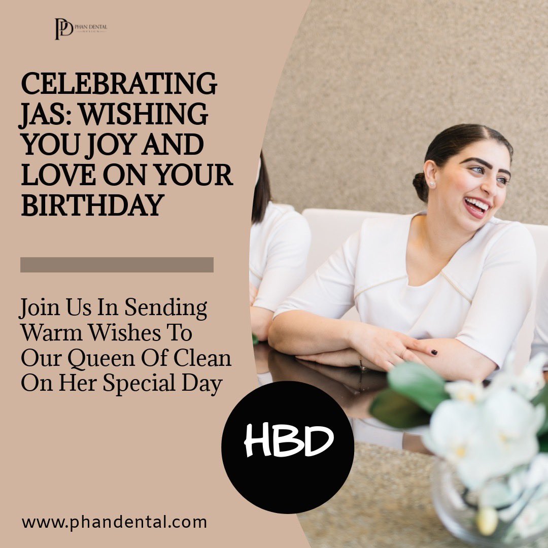🎉🦷 Happy Birthday to our incredible dental hygienist, Jas! 🎉🦷

Cheers to another year of brightening smiles and making the world a better place, one tooth at a time. Happiest of birthdays, Jas! 🎈🥳🦷

#HappyBirthdayJas #SmileSuperstar