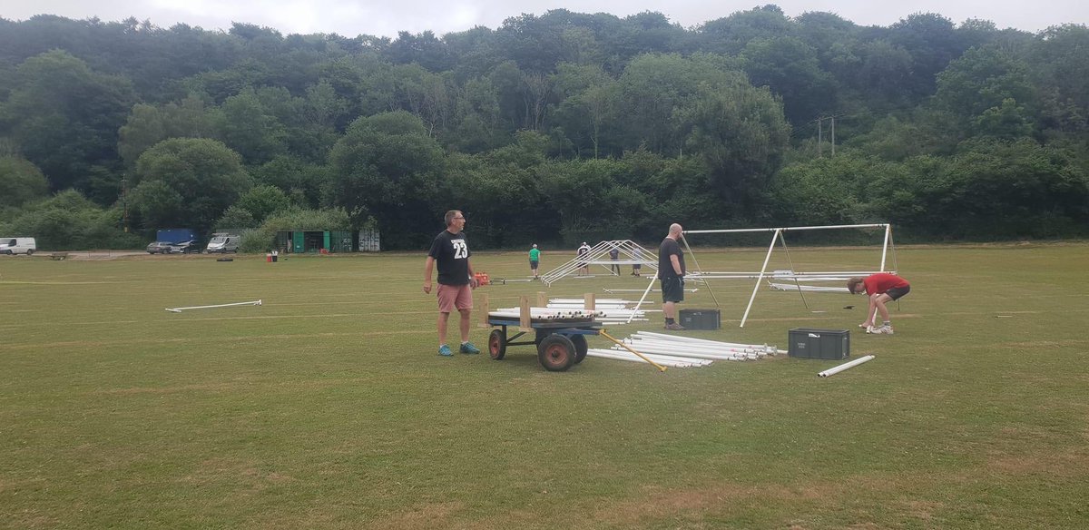 Carnival setup well underway. See you all later.