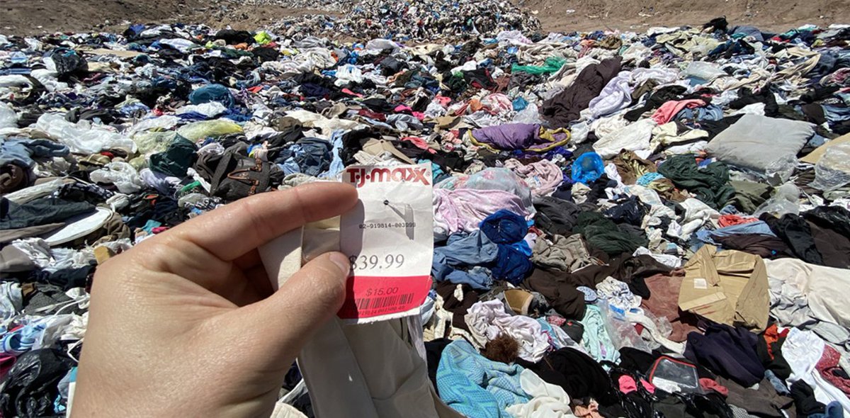 Dive into the dark side of fast fashion. Mountains of discarded clothes from the first world end up in Africa, causing serious environmental issues. It's time for change. #FastFashionFacts #SustainableFashion #Environment