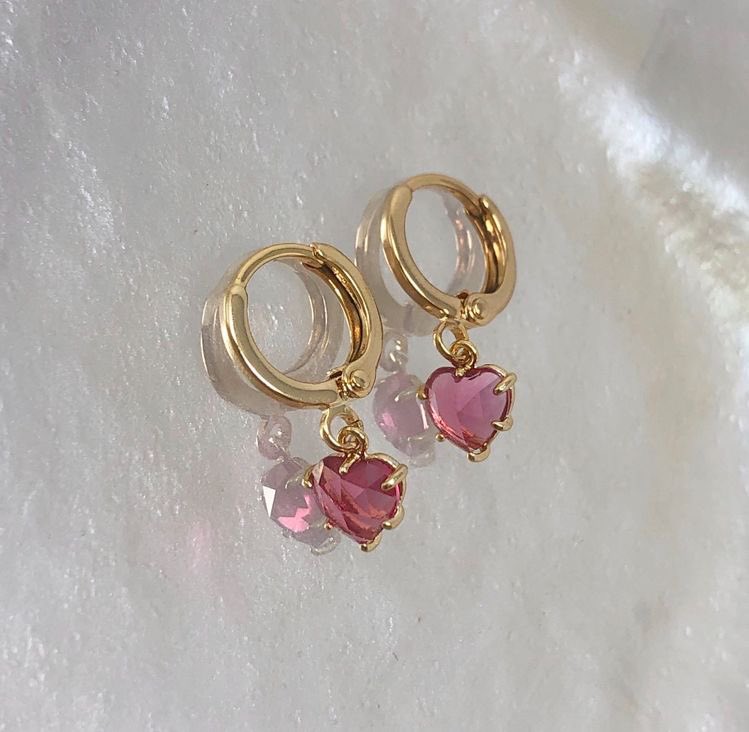 cherry drop earrings 💖