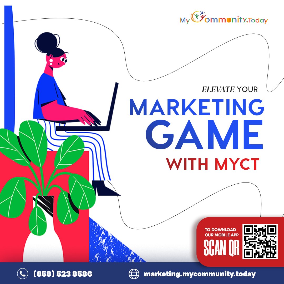 Reach new heights in marketing and achieve impactful results with MYCT.

Visit: marketing.mycommunity.today

#MyCommunityToday #MYCT #MyCommunity #MarketingGameChanger #ImpactfulResults #MYCTMarketing