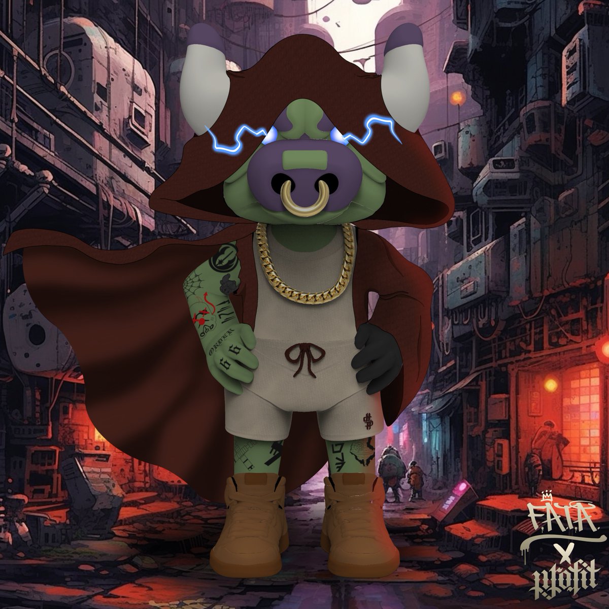 Embark on an extraordinary journey through the cosmic fusion of my newest beat and the captivating artwork by @fromashytoartsy .  Unleash the force of this unique NFT derivative that merges the power of music and art, igniting the Jedi within you! 🎶🚀🪐 #collab #MusicNFT #Tezos