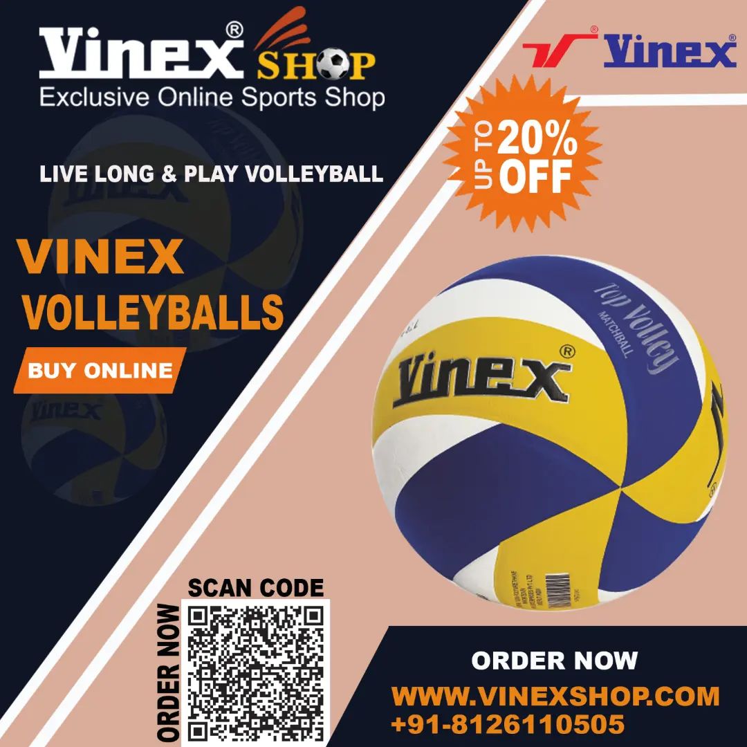 Super Saving Sale: Get Up To 20% Off on Vinex Volleyballs. Official Size & Weight Pasted 12 Panels Volleyball. It's a Limited Time Offer.  Order Online at : vinexshop.com/Sports-Fitness… #vinex #volleyballs #volleyballprice #volleyball #deal #NewProducts #HotDeals #BestDeals