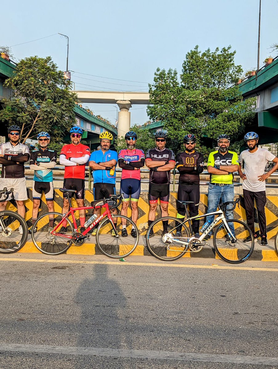 gulbergcycling's tweet photo. Hot and humid weather demands an easy paced and a relaxed ride with #teamgcc and friends! And that’s what exactly we did today!!! #mangoexpress #cycling #cyclinglahore #cyclinglife #cyclinglifestyle https://t.co/ekhLCyciRN