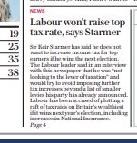 Is this #Starmer payback for not being attacked by the Murdoch press as working people will be left to continue to carry the tax burden whilst bankers and richest in society continue to live their tax burden free lifestyles. You pay the rich play.