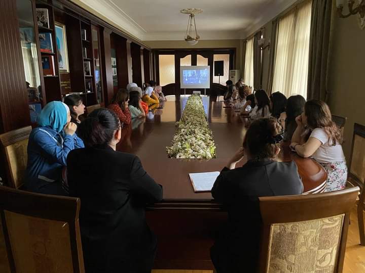 MerdekanMS's tweet photo. 26 May 2023- cü il tarixində  Mərdəkan Mədəniyyət Sarayında  “28 May – Müstəqillik Günü”  ilə əlaqəli tədbir keçirildi. Tədbir Azərbaycan Respublikası  Dövlət  Himninin səsləndirilməsi ilə başlandı. https://t.co/5QG2TAJXrS