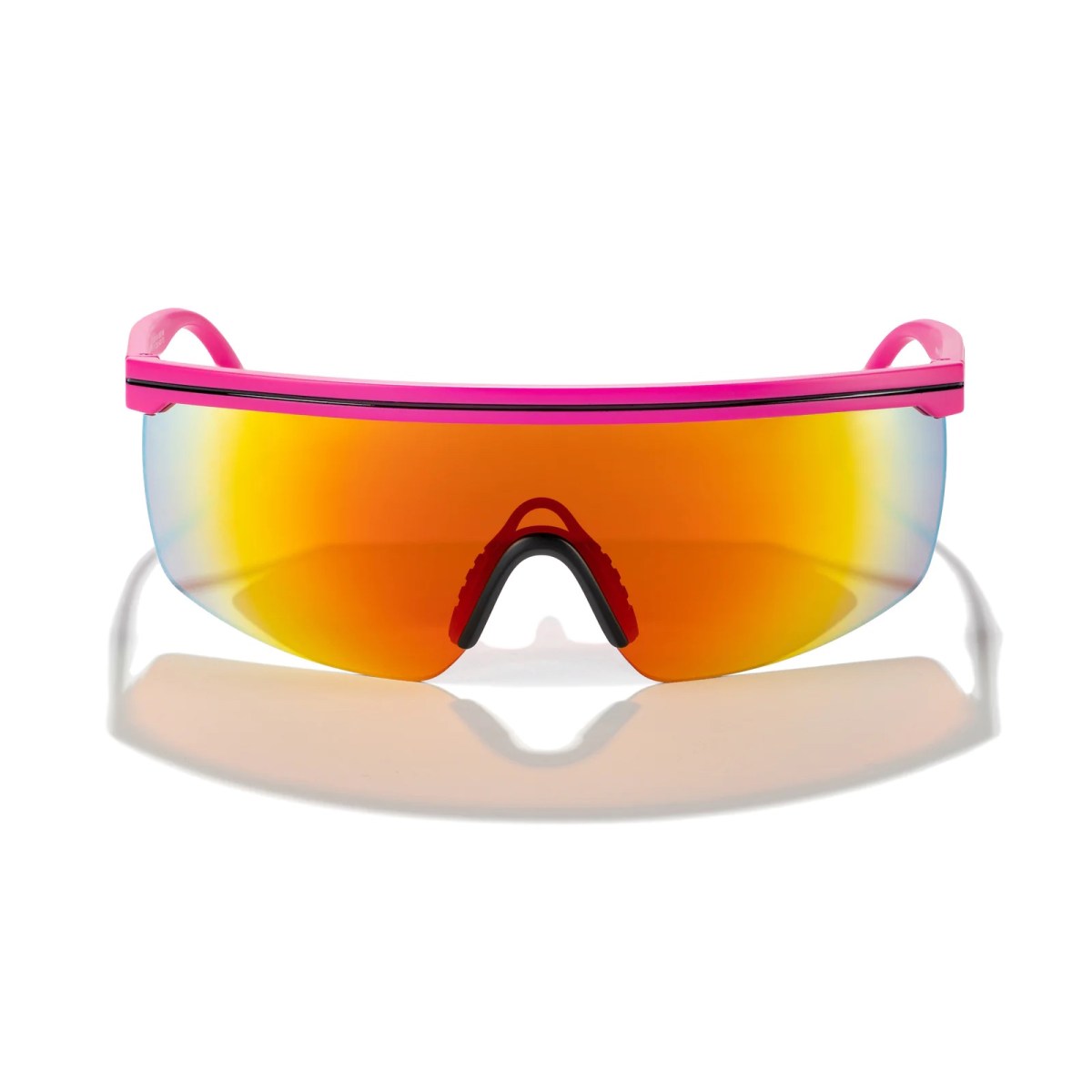 Bullet SunMask 1989 Re-Edition Sunglasses: BluBlocker has re-editioned their iconic Bullet SunMask mirrored sunnies from 1989, now with polarized lenses and a fresh pink frame. While they have legit use for runners, cyclists and other sportifs, they will… coolhunting.com/buy/bullet-sun…