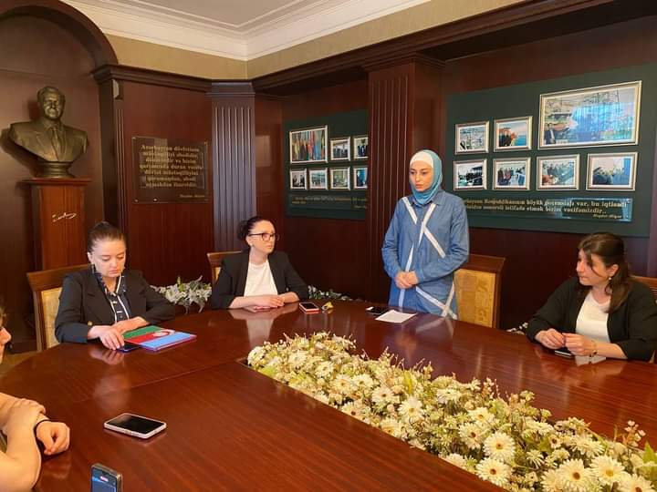 MerdekanMS's tweet photo. 26 May 2023- cü il tarixində  Mərdəkan Mədəniyyət Sarayında  “28 May – Müstəqillik Günü”  ilə əlaqəli tədbir keçirildi. Tədbir Azərbaycan Respublikası  Dövlət  Himninin səsləndirilməsi ilə başlandı. https://t.co/5QG2TAJXrS