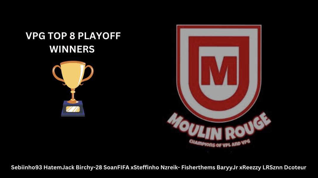 Moulin Rouge fc (@moulinfc) on Twitter photo Victorious <a href="/VPGPremier/">VPG Esports Premier</a> playoffs! Thanks to our unstoppable team This is our moment!๐๐ดโฝ
<a href="/OfficialVPG/">Virtual Pro Gaming</a> <a href="/Hatem_Jackk/">Hatem</a>
<a href="/LRSznn/">LR</a> <a href="/Mahmoud000120__/">mahmoud reda</a> <a href="/JakeCruyff/">Birch</a> <a href="/Steffinhox/">Steff</a> <a href="/LuvJinx_/">Rose</a> @Ferbz1n <a href="/xReezzy/">Alfie Ritchie</a>
@Kieraan88 @benzoh_76 <a href="/EsSamDin7/">EsSamDin</a> <a href="/Sebiinho93/">๐</a> <a href="/xBaryy_/">Baryy</a> <a href="/anas_badr74/">RAADAnasBadr_</a> Victorious <a href="/VPGPremier/">VPG Esports Premier</a> playoffs! Thanks to our unstoppable team This is our moment!๐๐ดโฝ
<a href="/OfficialVPG/">Virtual Pro Gaming</a> <a href="/Hatem_Jackk/">Hatem</a>
<a href="/LRSznn/">LR</a> <a href="/Mahmoud000120__/">mahmoud reda</a> <a href="/JakeCruyff/">Birch</a> <a href="/Steffinhox/">Steff</a> <a href="/LuvJinx_/">Rose</a> @Ferbz1n <a href="/xReezzy/">Alfie Ritchie</a>
@Kieraan88 @benzoh_76 <a href="/EsSamDin7/">EsSamDin</a> <a href="/Sebiinho93/">๐</a> <a href="/xBaryy_/">Baryy</a> <a href="/anas_badr74/">RAADAnasBadr_</a>