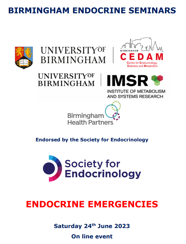 Karavitaki_Niki's tweet photo. Endocrine Emergencies course - ready to kick off! Impressive number of registrations. Thanks to @Soc_Endo for endorsing this @IMSR_UoB and #CEDAM CPD event. https://t.co/ggqoksYjmF