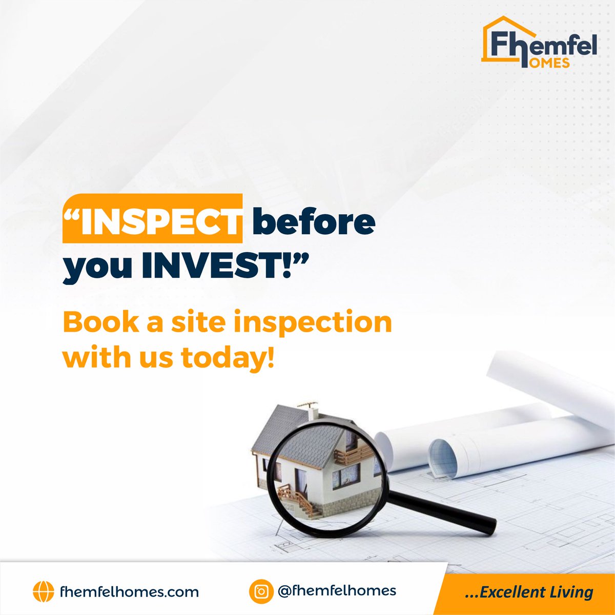 fhemfel's tweet photo. Don’t make that investment without first inspecting!
Book a site inspection with #Fhemfel today!

For more enquiries, send us a D.M @fhemfel or contact us: 

+2348085099991

(#fhemfelhomes Abuja Lionel Messi David Hundeyin Burna Peter Obi Soso Tinubu Putin Chomzy) https://t.co/ctQPSd7zJx