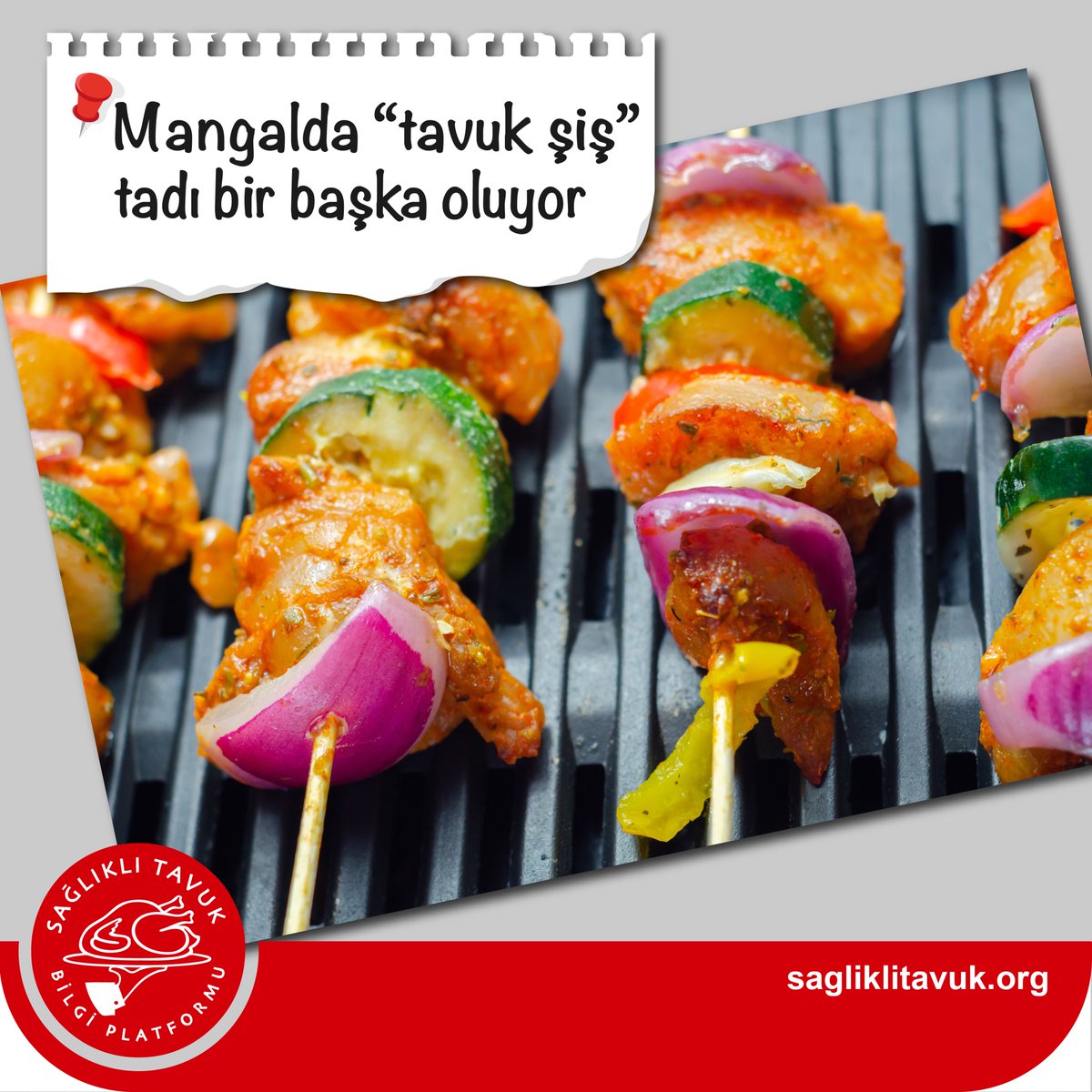 tavuk_askina's tweet photo. Hafta sonu mangal zamanı… Mangalda tavuk şişin tadı bir başka oluyor. Tavuk parçalarınızı marine edin ve sebzelerle şişe geçirin, afiyet olsun. https://t.co/5y9Hf0KNqe