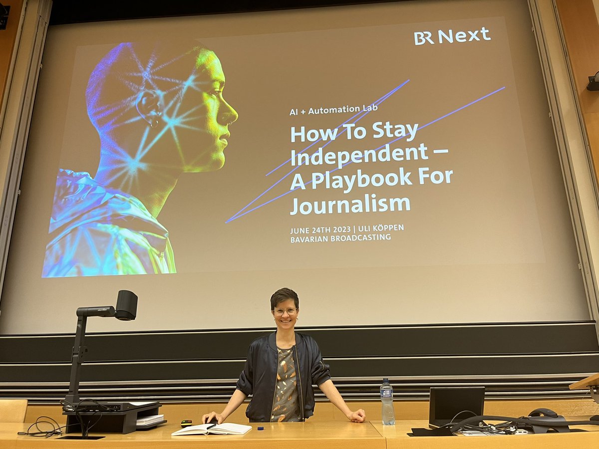 Bahareh Heravi (@bahareh360) on Twitter photo We are starting the final day of the conference with a keynote from <a href="/zehnzehen/">uli koeppen</a>.
#cplus #datajconf We are starting the final day of the conference with a keynote from <a href="/zehnzehen/">uli koeppen</a>.
#cplus #datajconf