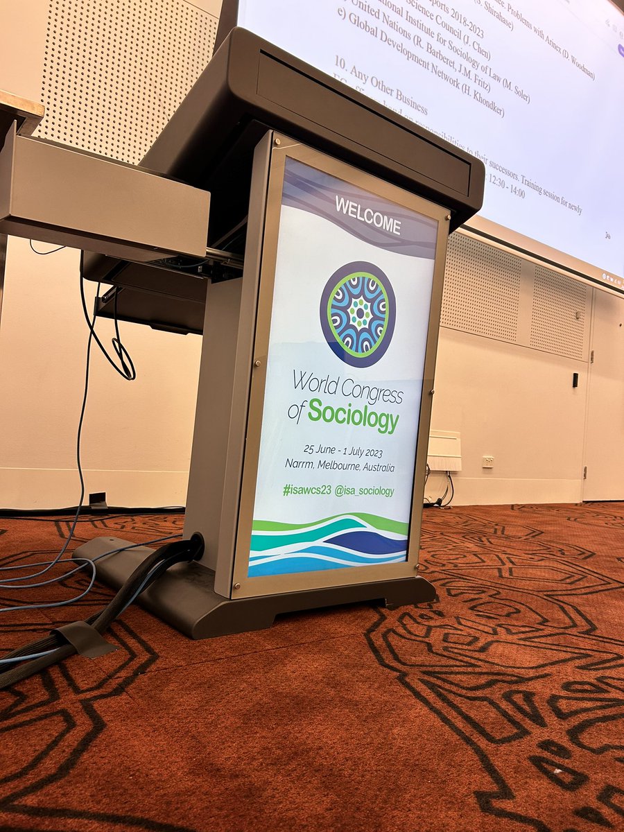 isa_sociology's tweet photo. ๐ฉต We would love to share these impressions of a pre-Congress day. The Executive Committee (2018-2023) last meeting.
#ISAWCS23 #ISAhistory https://t.co/ENFdkz8M4S