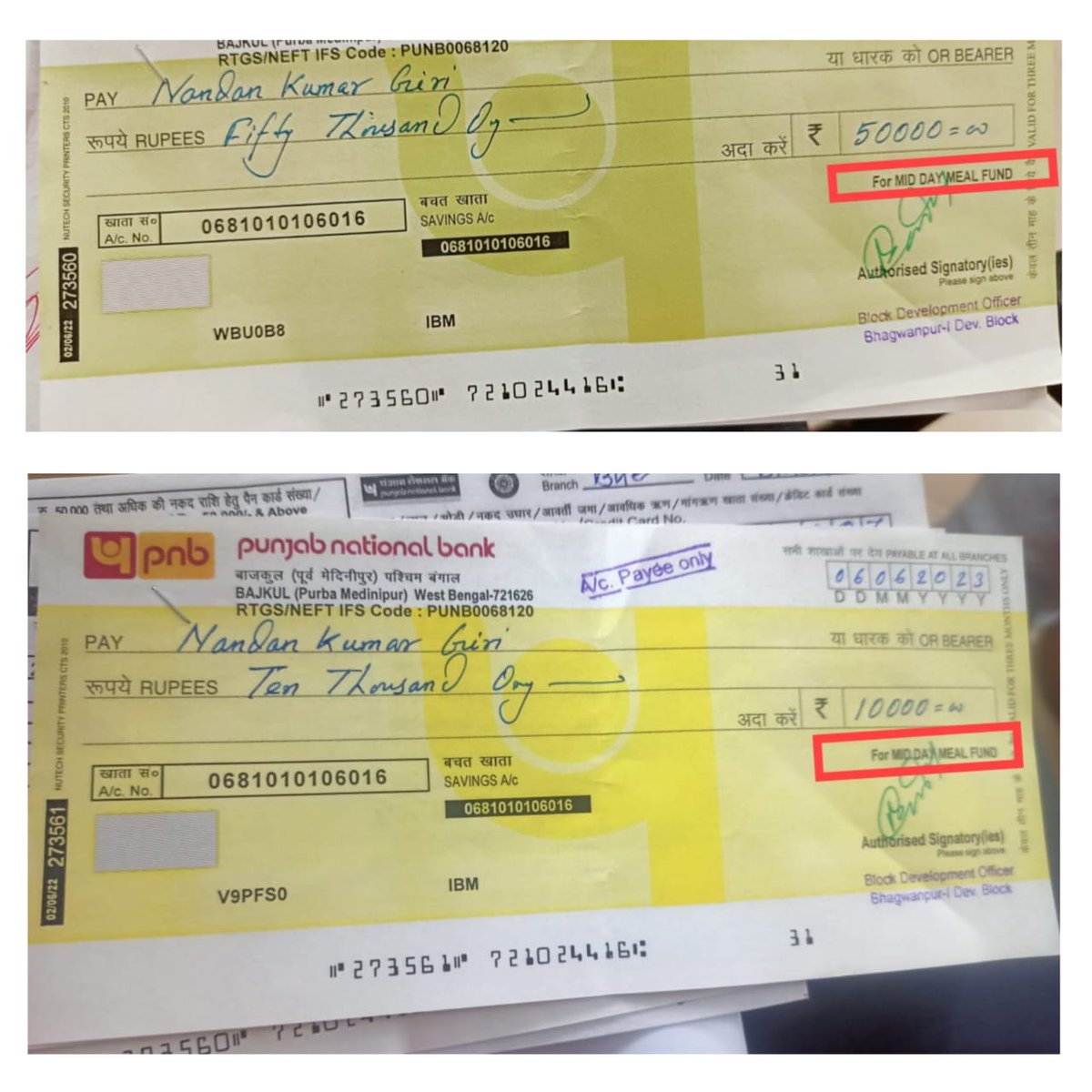 Recently, it emerged that the WB Govt was making the Ex-Gratia Payments to the Coromandel Express Accident Victims by illegally diverting funds from the 'Building and Other Construction Workers’ Welfare Board' (BOCWWB).
The Union Ministry of Labour &amp; Employment took cognizance of